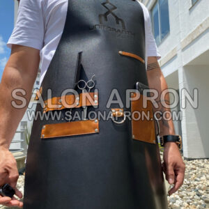 Barber Apron, High Quality Leather, Personalized Hairdresser