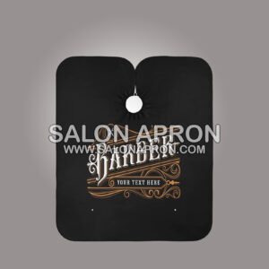 Custom Vintage Logo Barber Cape, Barber Lettering Personalized Professional Hairdressing Salon Cape