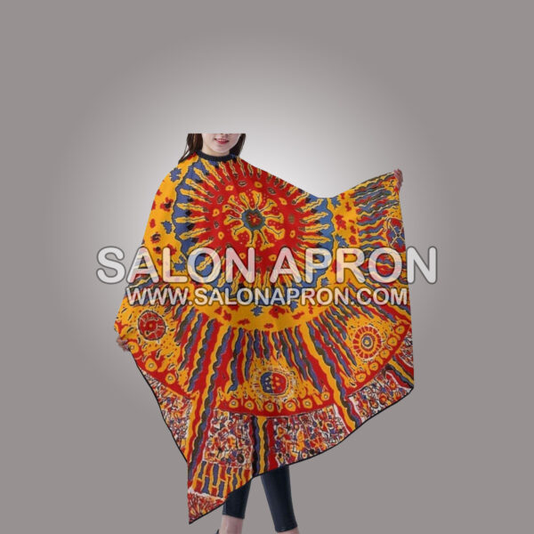 Haircut Cape Psychedelic Nerve Cell Haircut Salon Apron Hair Cutting Cape for Adults