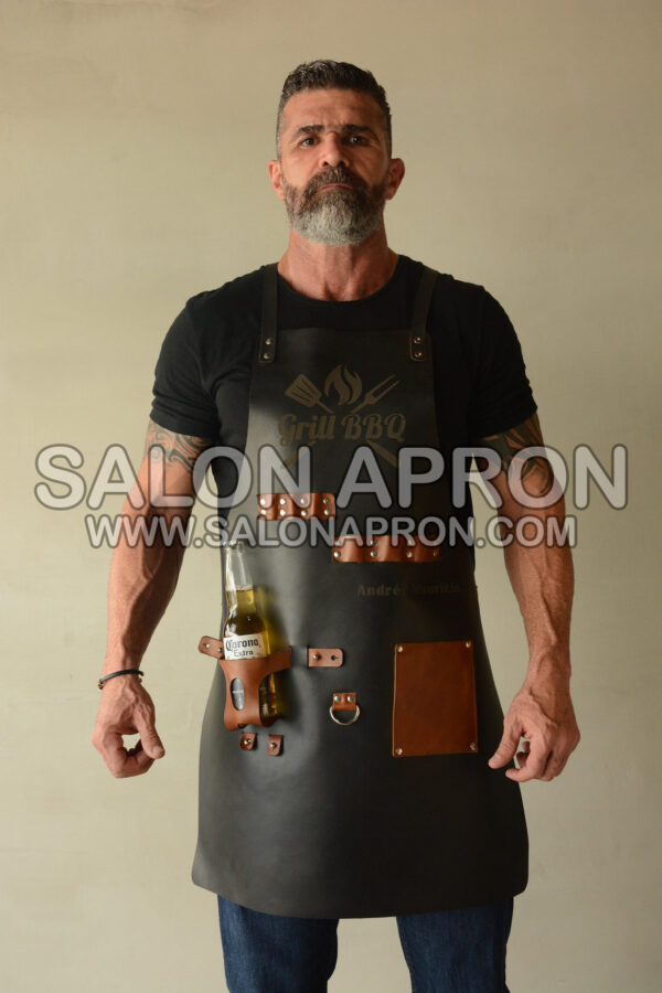 Personalized Leather Apron (BBQ, Blacksmith, Grill, Kitchen, Woodwork