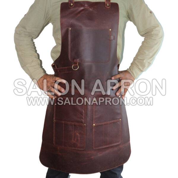 Personalized Leather Apron. Monogrammed Apron. Gift for Chef