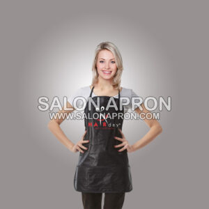 Waterproof Salon Apron - Full Coverage Nylon Smock with Pockets - Color and Bleach Proof