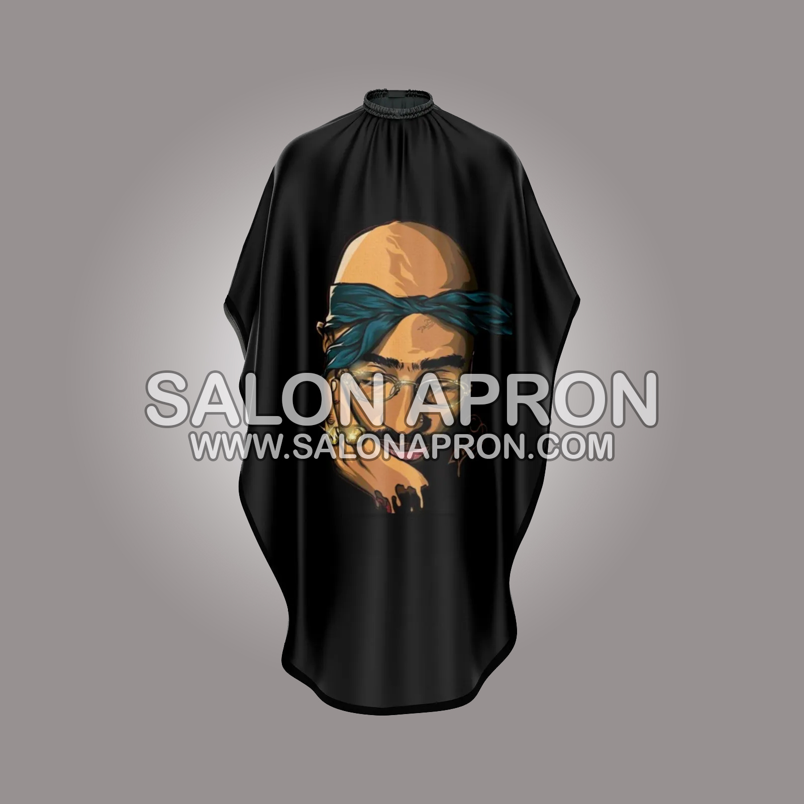 Barber Loco - Skull Barber Cape (MQS-BC-01) – Agenda Salon Concepts