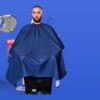 Get our Cool Barber Cape for stylish and comfortable haircuts. Perfect for barbers and home use. Water-resistant, adjustable, and easy to clean."