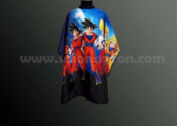 HAIR CUTTING AND STYLING BARBER CAPE FOR KIDS-DRAGON BALL Z