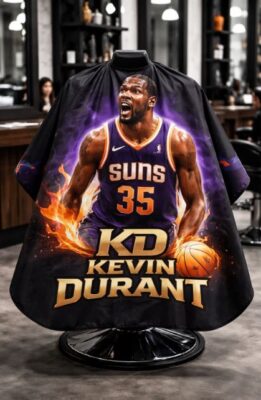 Kevin Durant Barber Cape | Premium Basketball-Inspired Barber Cutting Cape
