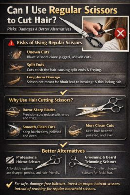 Can I Use Regular Scissors to Cut Hair