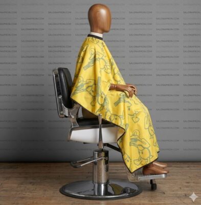 Custom Barber Gowns with Logo – Professional Salon Cutting Capes