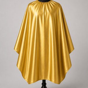 Luxury Gold Barber Cape – Premium Hair Cutting Salon Cape with Waterproof Fabric