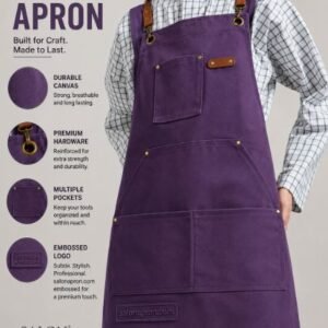 Cobbler Apron with Pockets | Durable Canvas Work Apron