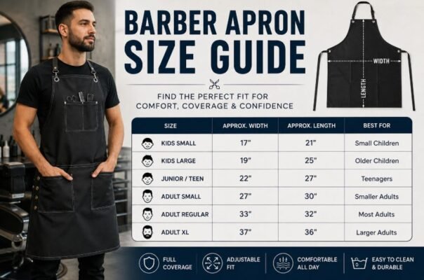 Barber Apron Size Guide