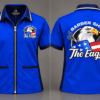 Customized blue shirt